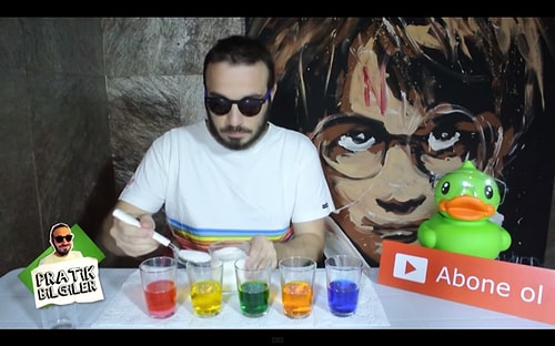 Bir bardak gökkuşağı yapmak