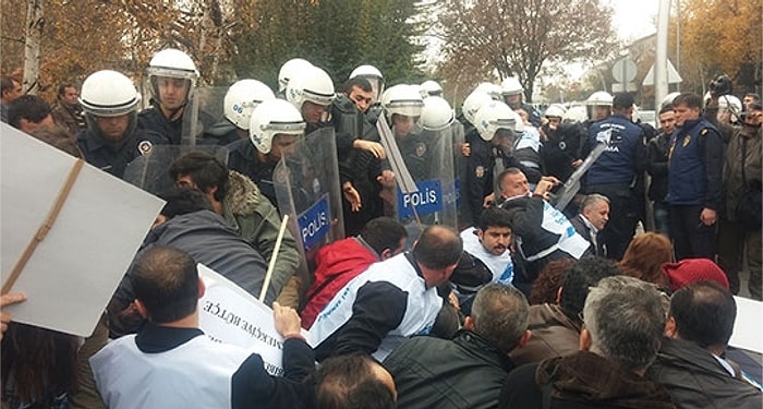 Meclis Önündeki ‘Bütçe’ Protestosuna Gazlı Müdahale