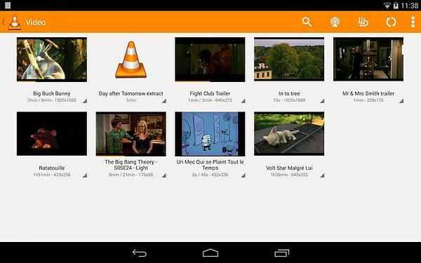 11. VLC  sayesinde bütün formatlardaki videoları rahatlıkla izleyebilirsiniz.