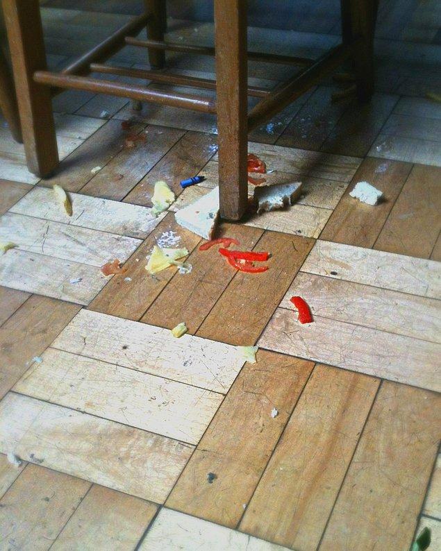 3. Clean up after their mess in restaurants.