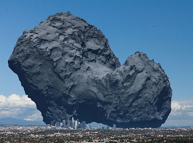 Bu Comet Rosetta.