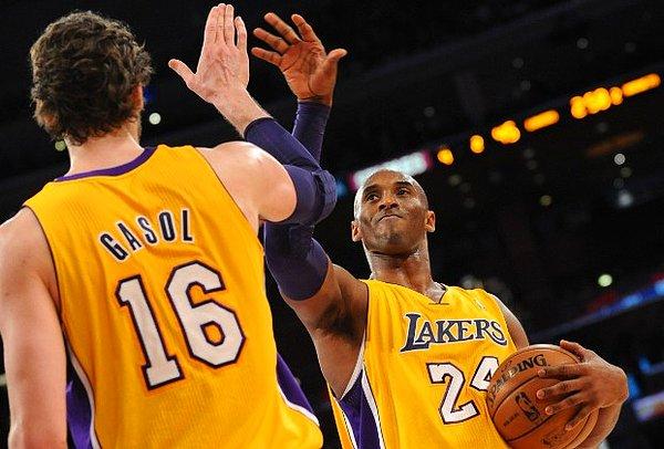 5. Kobe Bryant - Pau Gasol (Lakers)