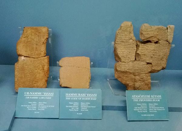5. Hammurabi Kanunları tableti