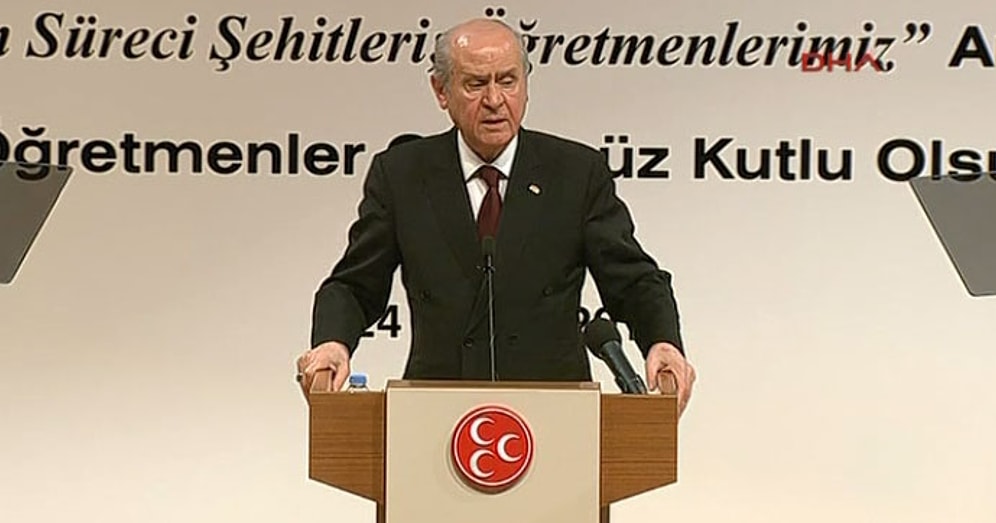Devlet Bahçeli: 'Öğretmenlerimiz Yoksulluk Sınırının Altındadır'