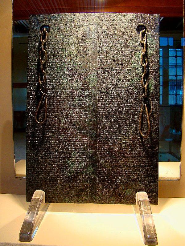 2. Çorum - Boğazköy’de bulunan M. Ö. 1235 yılından kalma Mısır kraliçesinin Hitit kralına yazdığı mektup
