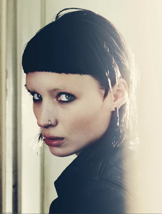 3. Rooney Mara - Ejderha Dövmeli Kız / The Girl with the Dragon Tattoo (2011)