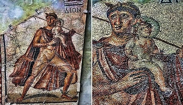 7. Dionysos Mozaiği ( Antakya ) Amerika Worcester Müzesi