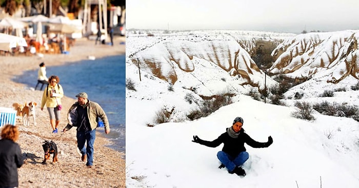 İki Turizm Bölgesinde Aynı Gün İki Ayrı Manzara