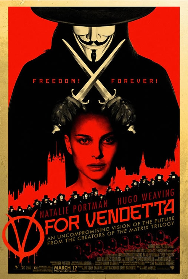 8. V For Vendetta | IMDB: 8.2