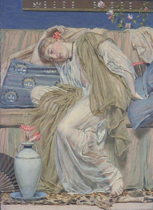 1. Albert Joseph Moore :A Sleeping Girl