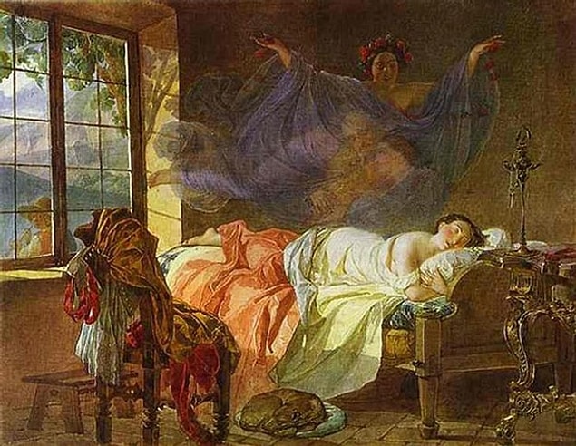 11. Karl Bryullov:A Dream of a Girl Before a Sunrise