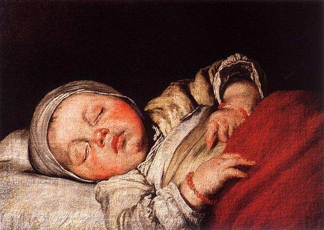 19. Bernardo Strozzi:Sleeping Child