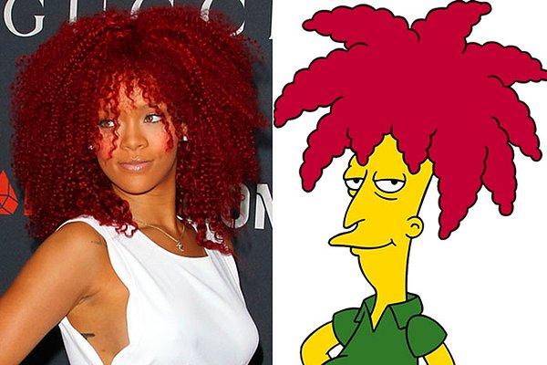 17. Rihanna ve 'The Simpsons'dan Bob