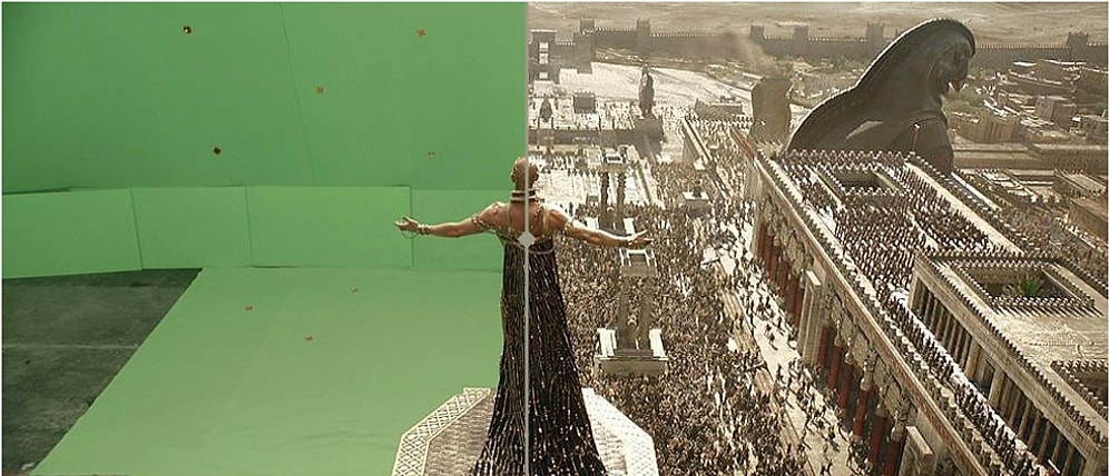 Sinemada Özel Efektin Gücünü Gösteren 26 "Öncesi ve Sonrası" Fotoğrafı