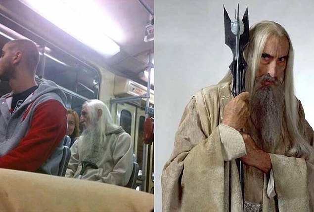 6. Bağcılar metro çıkışında görülen Saruman