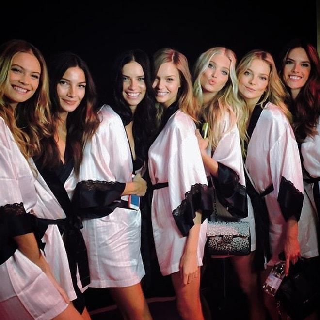 Victoria's Secret Defilesine Saatler Kala Sosyal Medyaya Düşen 11 Backstage Fotoğrafı