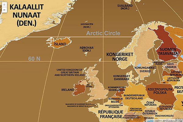 1. Finlandiya'nın kendine verdiği isim 'Suomen Tasavalta' ve Macaristan'ın seçtiği isim 'Magyarország'