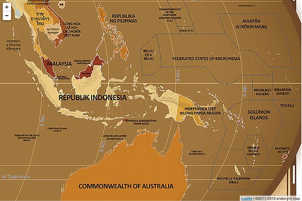 3. Marşal Adaları'nın dilinde bu ülkenin ismi 'Aolepān Aorōkin Majeļ' Papua Yeni Gine Bağımsız Devleti'nin kendine verdiği isim ise 'Independen Stet bilong Papua Niugini'