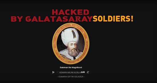 G.Saray Taraftarları Sırpların Sitesini Hackledi