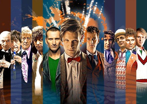 4. En uzun süreli bilimkurgu dizisi Doctor Who'nun Doktor'u da yüzünü defalarca değiştiren karakterlerden biri.