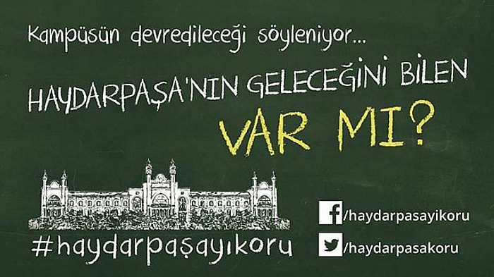 Öğrenciler "#Haydarpaşayıkoru"maya Kararlı