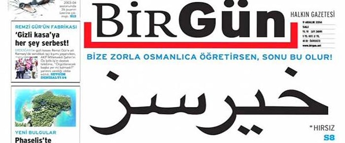 Birgün'ün 'Hırsız' Manşetine Soruşturma