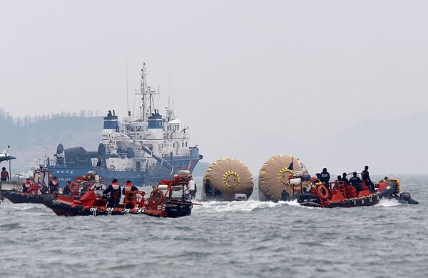 18. Güney Kore'de tarihin en büyük deniz kazalarından biri yaşandı