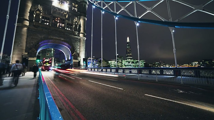Timelapse Görüntüler ile Londra'nın Bir Günü