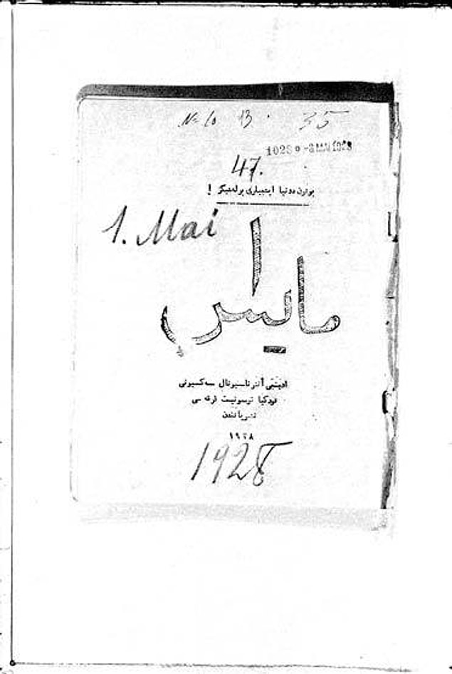 2. 1928 - Türkiye Komünist Fırkası