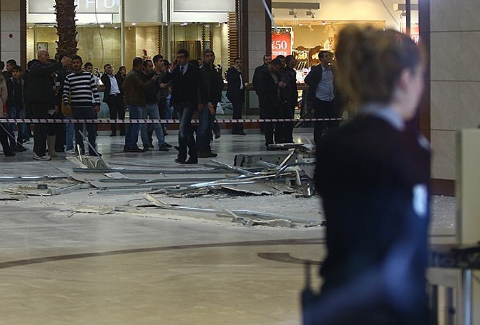 Diyarbakır'da Bir AVM'de Asma Tavan Çöktü: 3 Yaralı