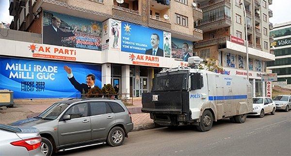 'AKP binaları önünde gösteri yasaklandı'