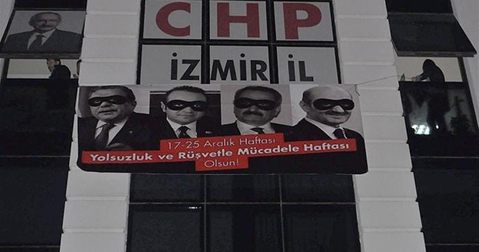CHP'nin Pankartı Mahkeme Kararıyla İndirildi