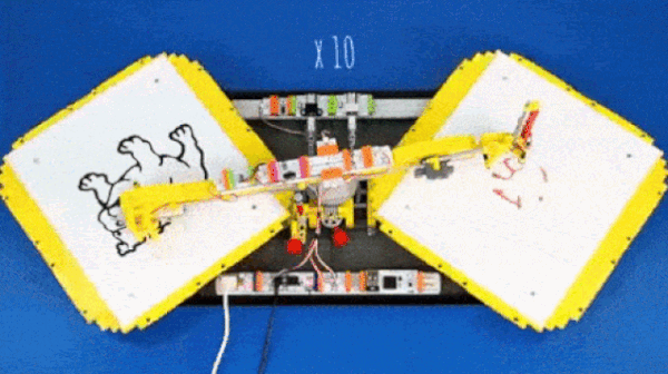 LittleBits ve LEGO ile Yapılan Kopyalama Makinesi!