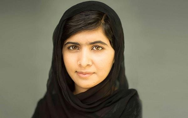 19. 2014 Nobel Barış Ödülü'ne hak kazanan 17 yaşındaki Pakistanlı insan hakları aktivisti Malala Yusufzay