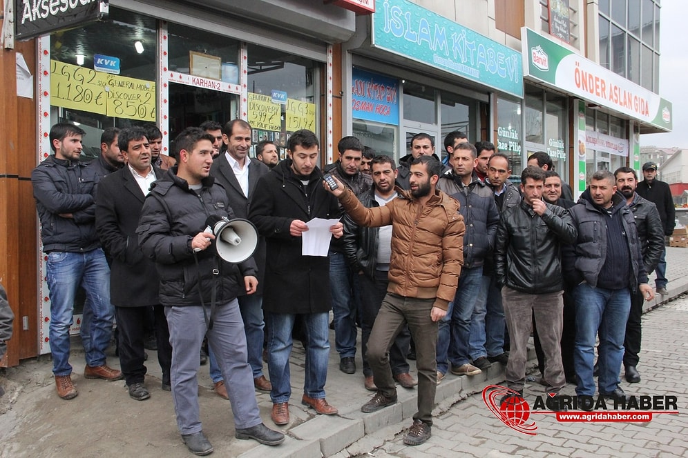 Ağrı Belediyesi’nde İşten Çıkarılan 156 İşçiden Basın Açıklaması