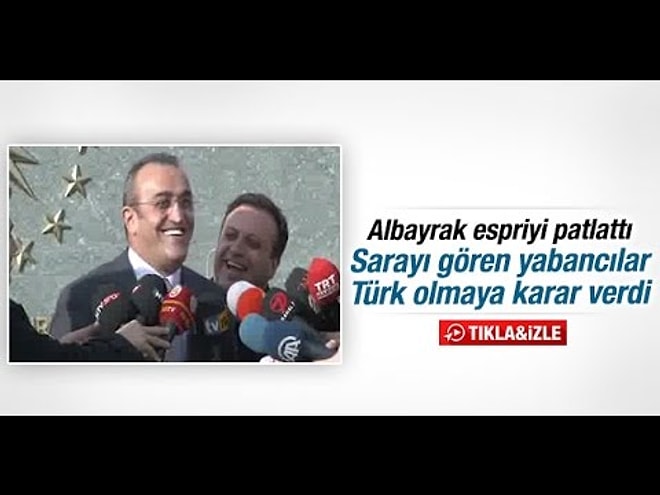 Abdürrahim Albayrak'tan Cumhurbaşkanlığı Sarayı Esprisi