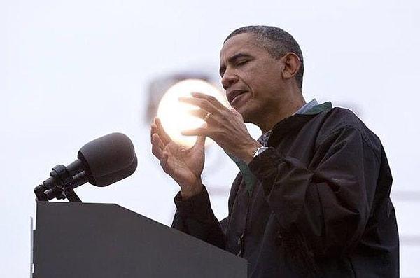 5. Kötü günler geçiren Obama evrenden destek istiyor.
