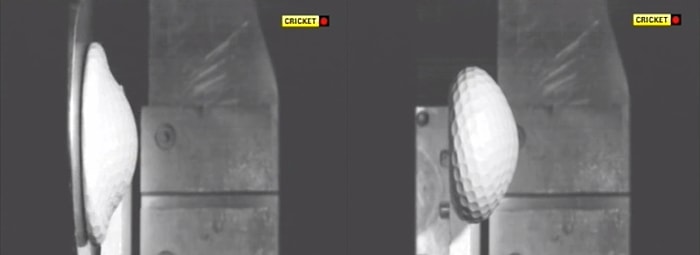 Yavaş Çekimde Sert Zemine Çarpan Golf Topuna Ne Olur?