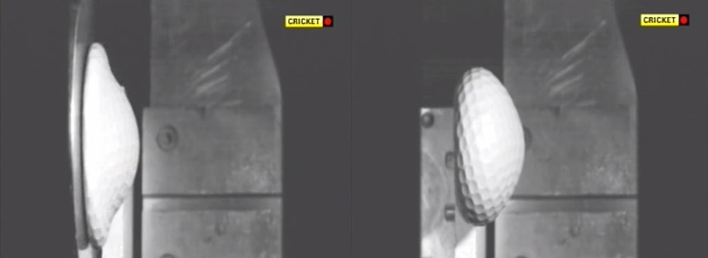 Yavaş Çekimde Sert Zemine Çarpan Golf Topuna Ne Olur?