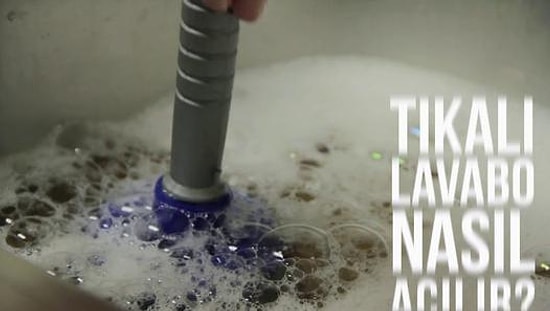 Tıkalı Lavabo Nasıl Açılır?  | Püf Noktası