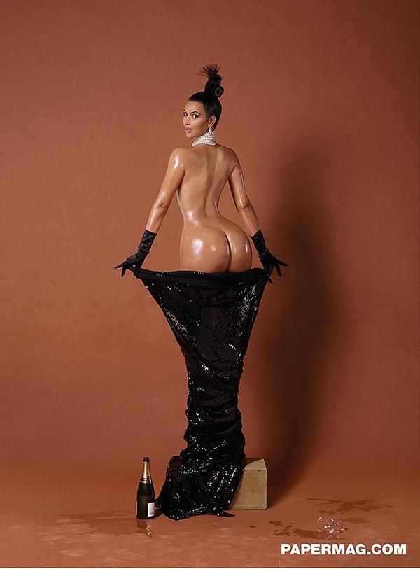 4. Paper Magazine'deki Kim Kardashian