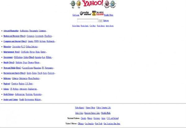 7. Yahoo.com (1995)