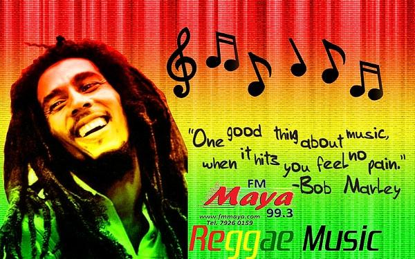 3. İlahileri ise Jamaikan'ın hırçın Rastamanı, Robert Nesta (Bob) Marley ile özdeşleşen Reggae'dir !