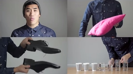 2014'ün En Çok Dinlenen Şarkılarını Ev Eşyalarıyla Çalan Eleman