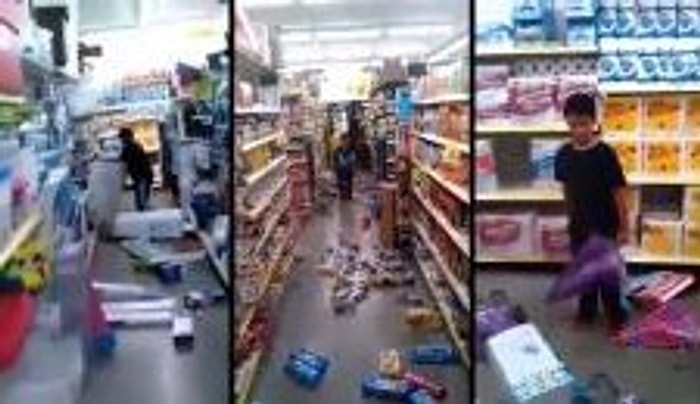 Yaramazlıkta Sınır Tanımayıp Marketi Birbirine Katan Çocuk