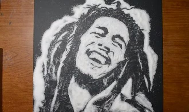 Şekerle Bob Marley Çizimi