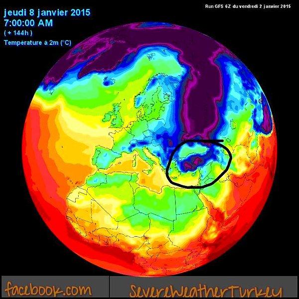 3-) Polar vorteks ve bizim yaşadığımız yerlerdeki soğuklar