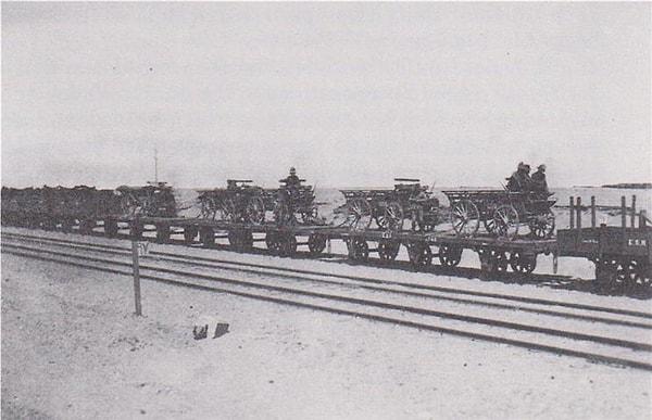 3-) Kantara'dan Hareket - 10 Mart 1919 (Fotoğraf Kantara -Kahire Treni)
