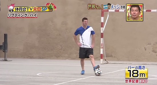 Japon TV Programına Katılan Messi'den Estetik Hareketler