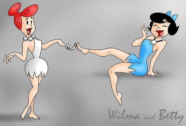 1. Wilma ve Betty (Taş Devri)